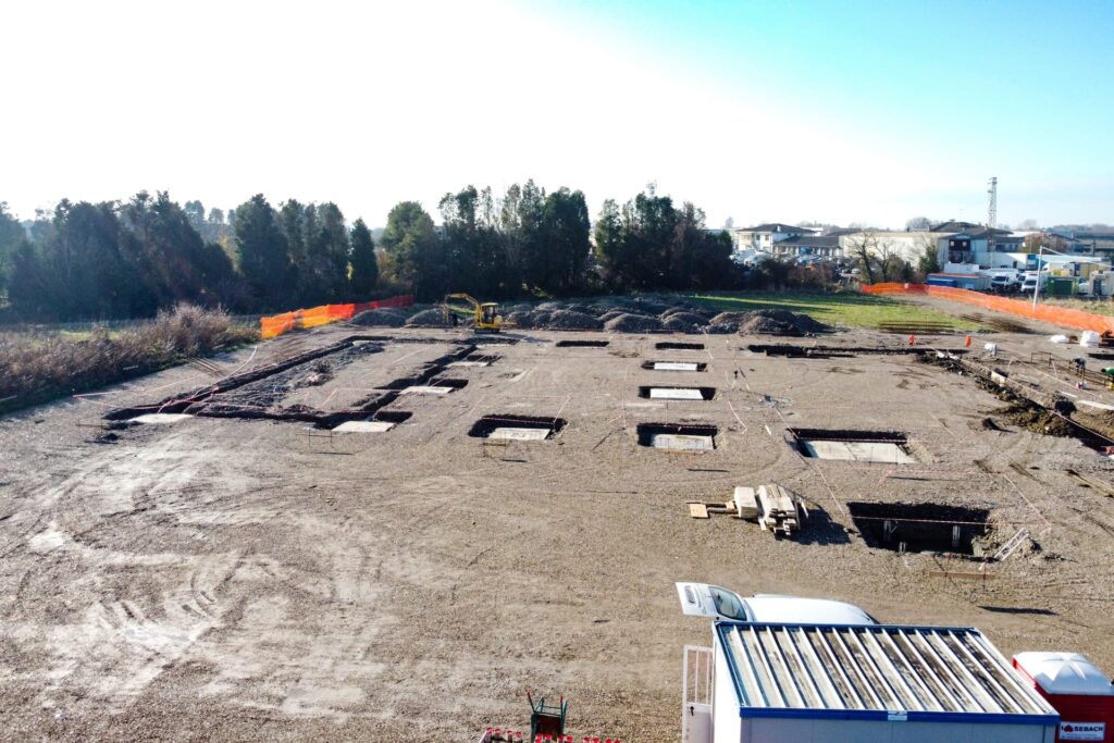 Officine Mantovan, Lendinara (RO) — cantiere dallalto